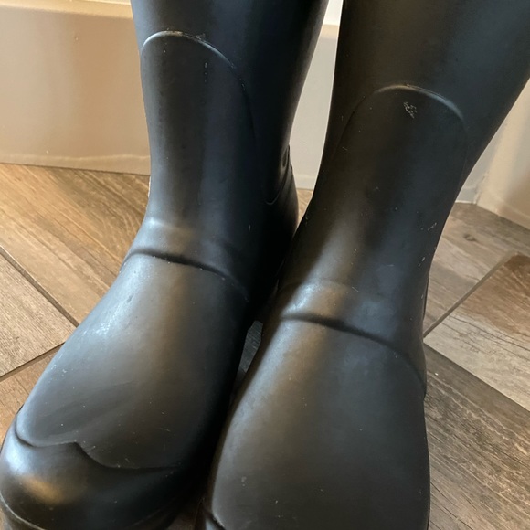 Hunter original tall black waterproof rain boots - Picture 3 of 7